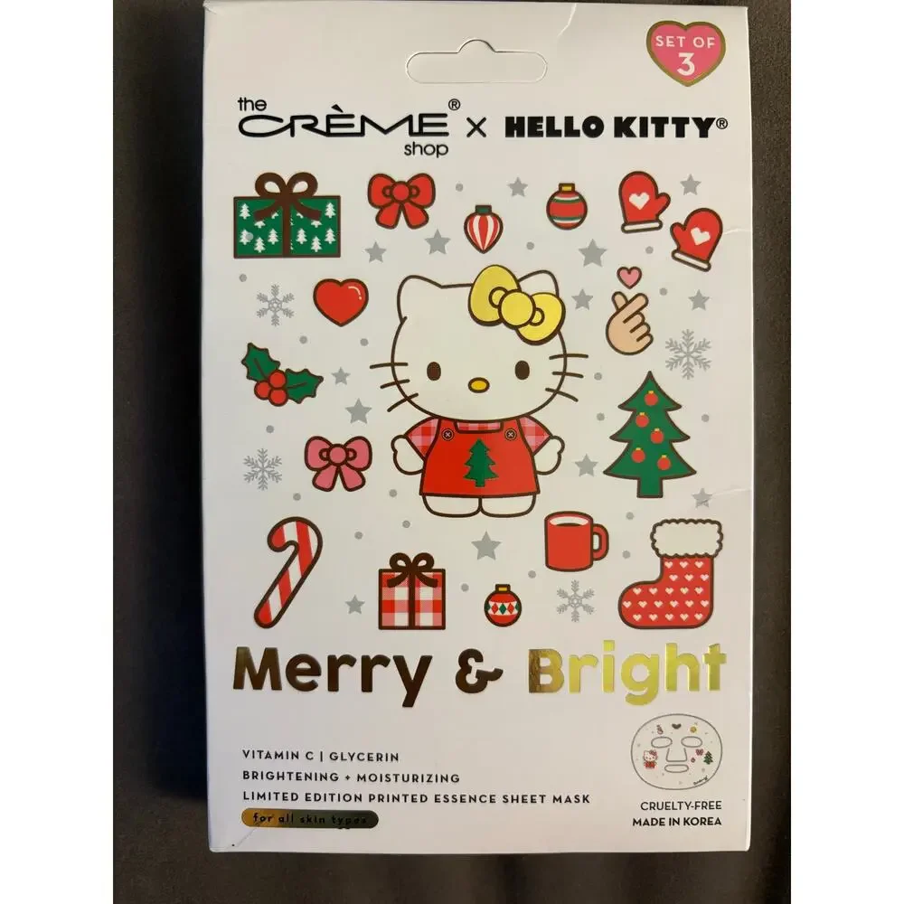 CREME SHOP x HELLO KITTY Holiday Face Masks x 2